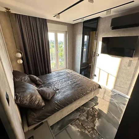 Ferienwohnung Luxury Penthouse Sukosan With Big Roof Whirlpool !!! Exterior foto